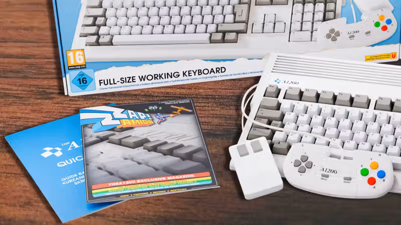 The upcoming Amiga A1200 remake will ship with a special edition of an iconic UK gaming magazine, but only if you're an early bird