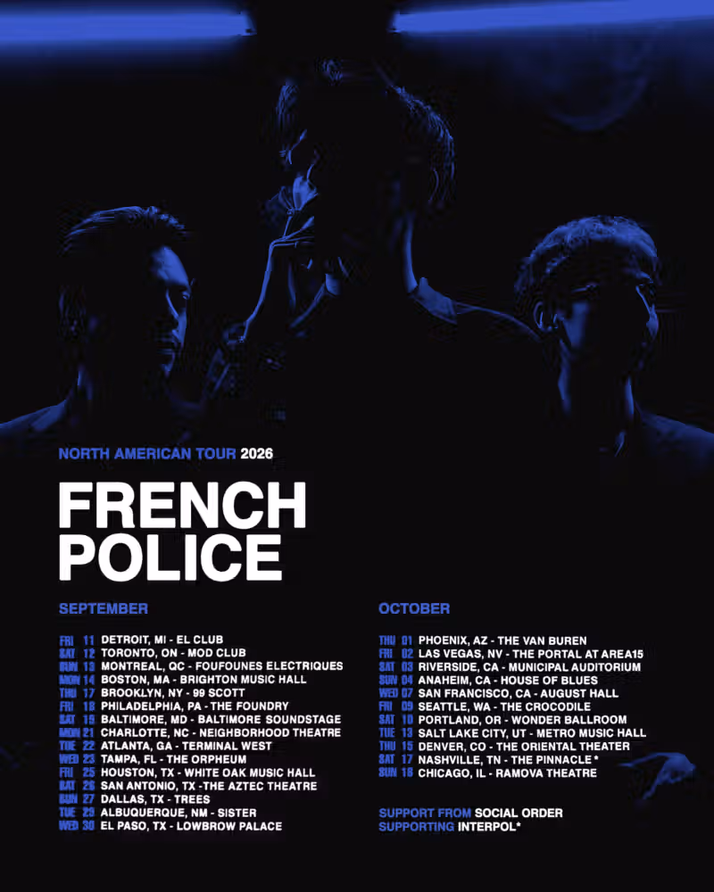 Chicago Post-Punk Trio French Police Release Videos for “Super Over Drive” and “Silver”