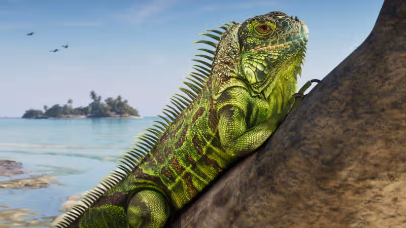 I've been staring at this GTA 6 iguana for an hour, and it's clear Rockstar's obsession with uber-detailed animals did not end with Red Dead Redemption 2's horses