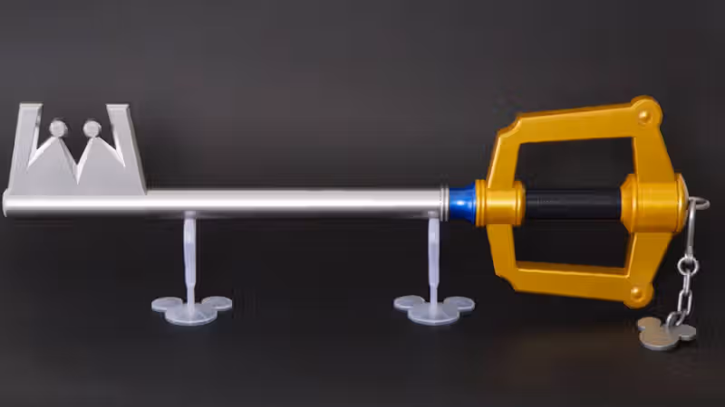 All this Kingdom Hearts talk has me wishing that Bandai would re-release their Keyblade replica so I could live out my Disney dreams