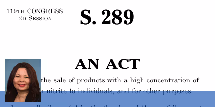 S. 289: Youth Poisoning Protection Act