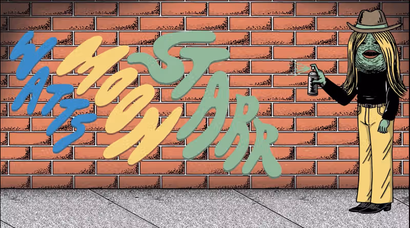 Watch Kelley Stoltz’s trippy animated video for drummer tribute “Watts Moon Starr”