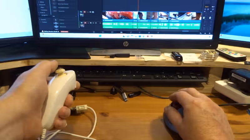 The humble Wii Nunchuck has been turned into a video editing tool because it's 'one of the most ergonomic things ever made'