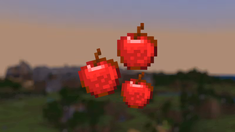 One Minecraft modder has casually been besieged by exploding apples