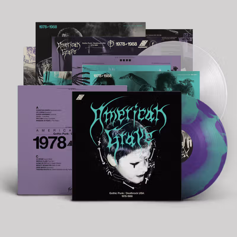“Like Bats in Palmtrees” — New Compilation “AMERICAN GRAVE: Gothic Punk and Deathrock USA: 1978-1988” Announced!