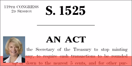 S. 1525: Common Cents Act