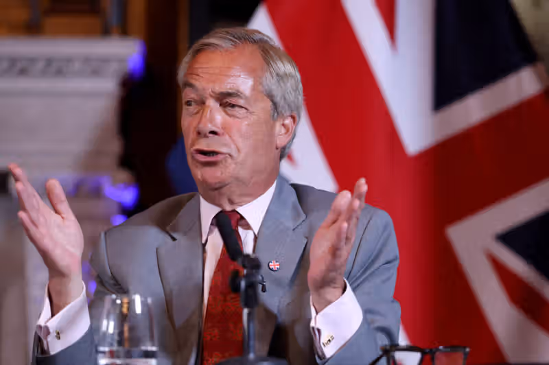 Nigel Farage paints himself as local hero in fight to win Clacton
