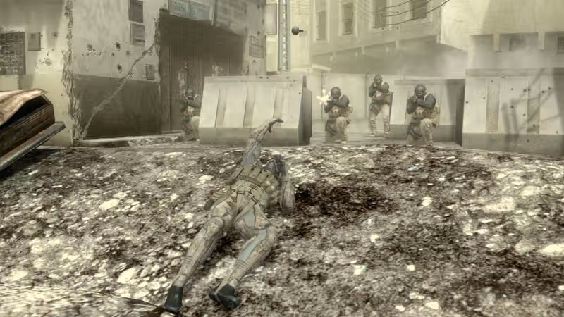 The Nintendo ports of Metal Gear Solid 4 replace the iconic PS3 and PSP in-game consoles with generic variants
