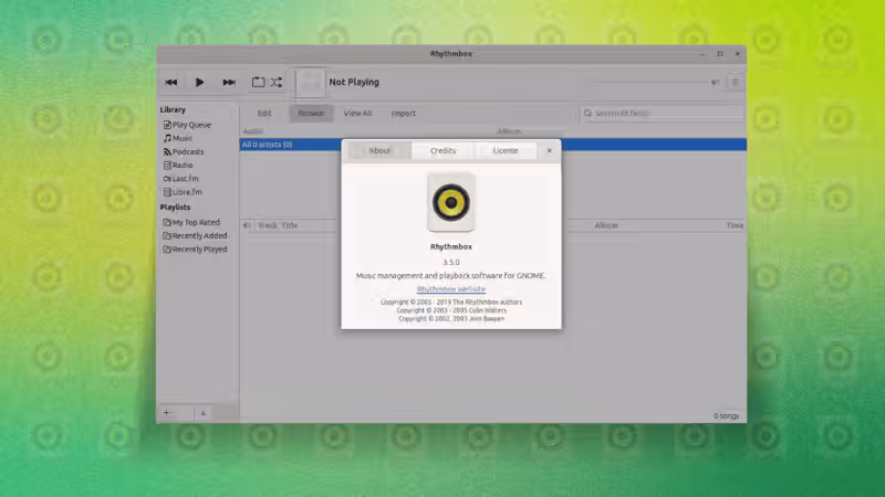Linux's Favorite Music Player Rhythmbox 3.5 Lands After Nearly a Decade in the 3.4 Series