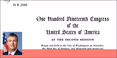 H.R. 2069: Stop Secret Spending Act of 2025
