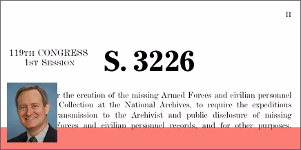 S. 3226: Bring Our Heroes Home Act