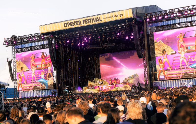 JENNIE performs unreleased new songs during Open’er Festival 2026 headline set