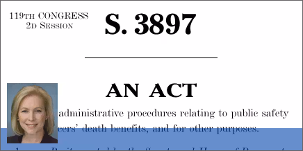 S. 3897: Officer John Barnes and Chief Michael Ansbro Public Safety Officers’ Benefit Program Expansion Act of 2026