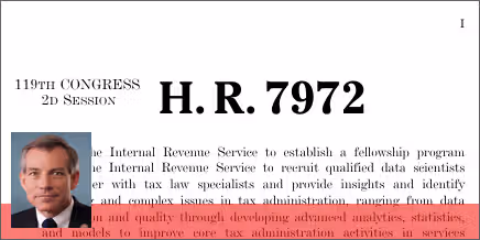 H.R. 7972: Taxpayer Workforce Modernization Act