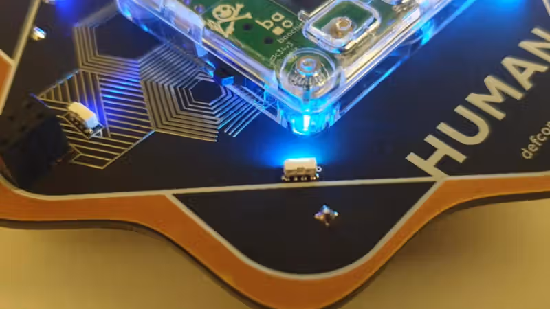 Defcon's new badge is a security key you can see inside