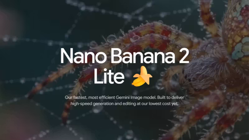 Google's new Nano Banana 2 Lite image model is its fastest and cheapest yet