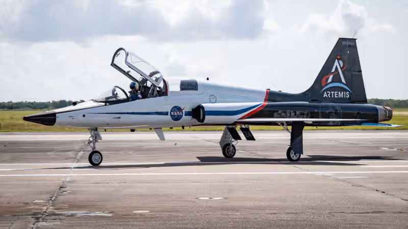 The iconic T-38 jets flown by astronauts just got a spiffy new look
