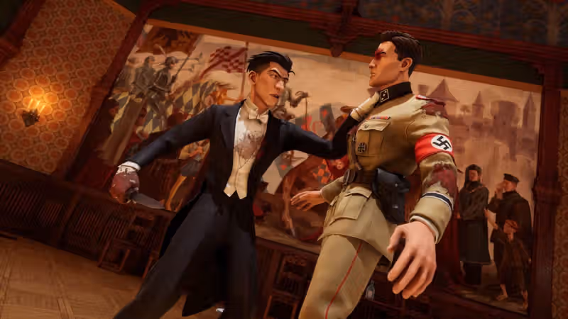 Nekome: Nazi Hunter is about gleefully butchering fascists in Germany and America, but its devs swear it's not political
