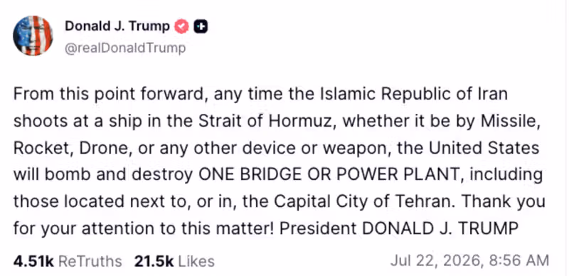 Iran War: Trump and Iran Exchange More Threats;  Oil at $98 After Ansar Allah Tanker Strikes;  House Passes $1.15 Trillion NDAA with Israel “Merger”; Trump Signs Saudi Nuclear Deal