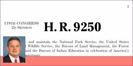 H.R. 9250: Great American Outdoors Act 250