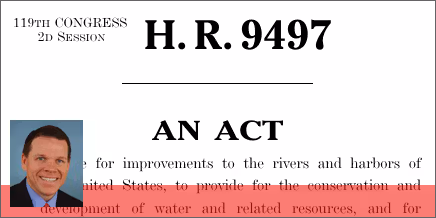 H.R. 9497: Water Resources Development Act of 2026
