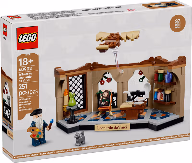 LEGO Tribute to Leonardo da Vinci (40902) GWP Revealed