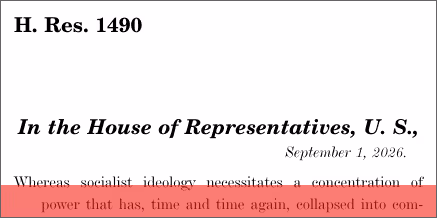 H.Res. 1490: Providing for the condemnation and denouncement of socialism in all its forms, and for other purposes.