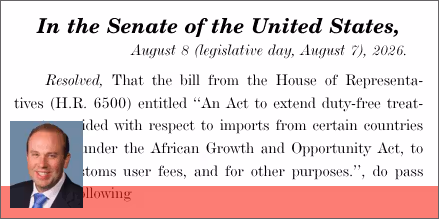 H.R. 6500: Continuing Appropriations and Extensions Act, 2027