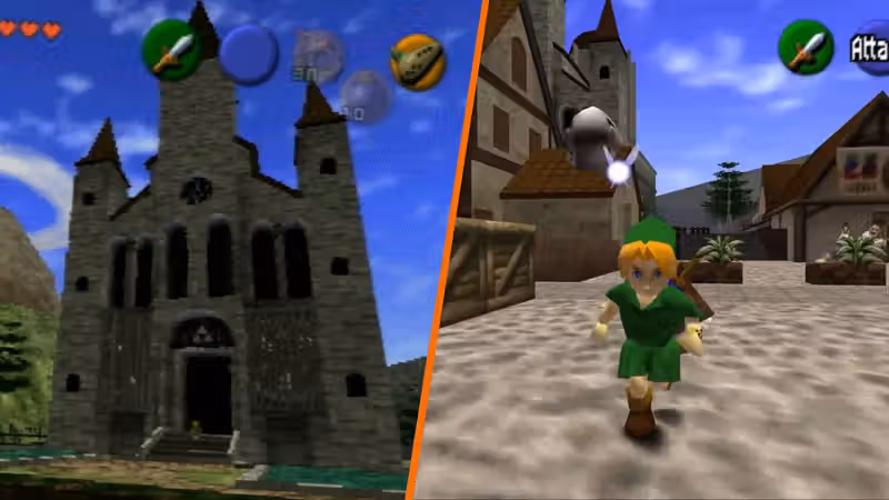 "I'm remaking all of Ocarina of Time's prerenders in 3D" - I'd play this dev's Zelda N64 romhack over the remake, and better still, "no GenAI was used for any part"