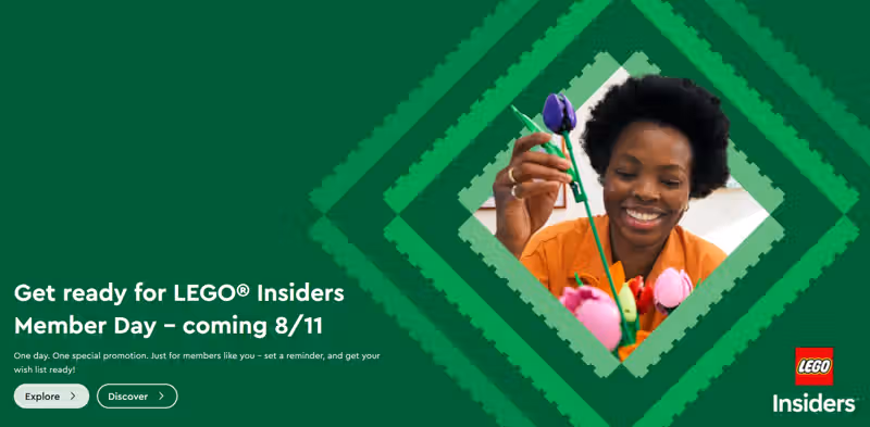 LEGO Insiders Day One Day Shopping Event Announced