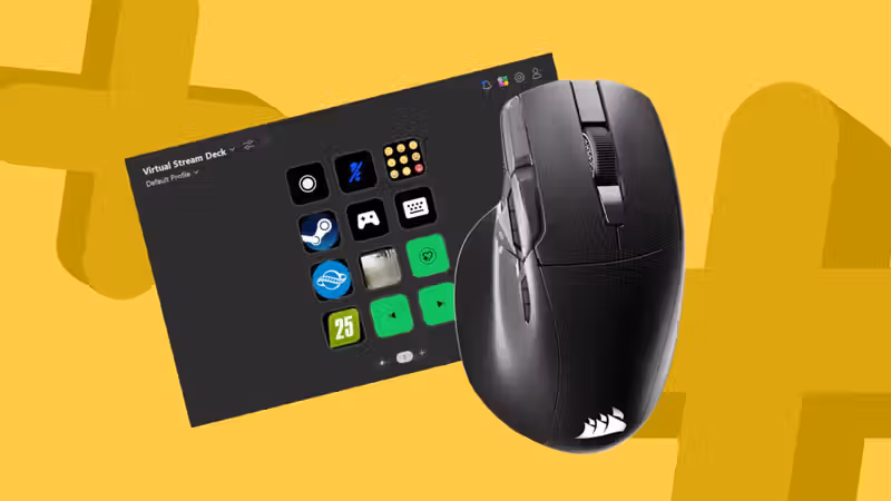 Don't want to buy a Stream Deck? Corsair's new mouse can pull up a virtual control center with one button