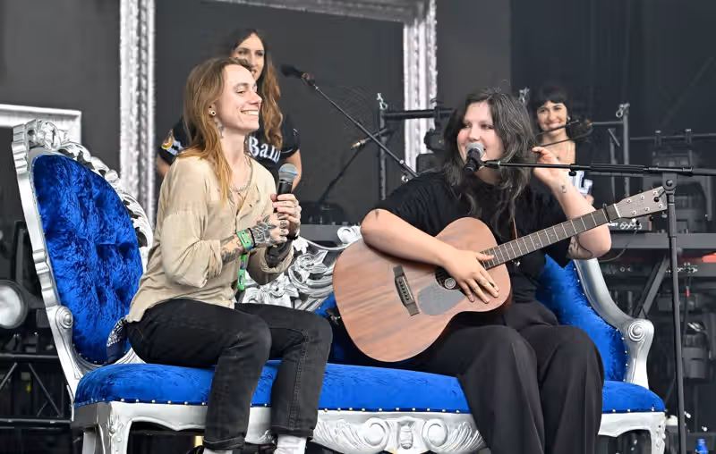 Watch Lucy Dacus perform ‘Bullseye’ with Julien Baker at Outside Lands 2026