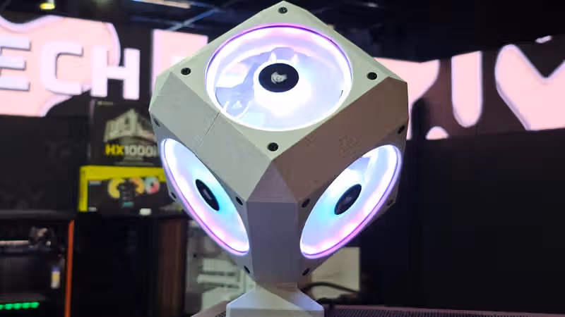 'No fuss, no greater meaning, only fans': Corsair shares 3D print files for its April Fools mini fan cube