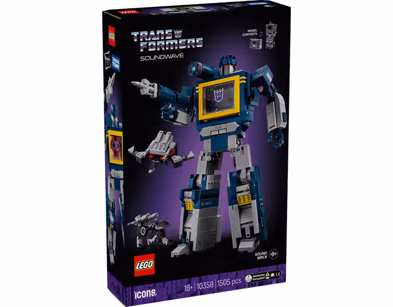 LEGO Transformers Soundwave (10358) Amazon Deal – August 2026
