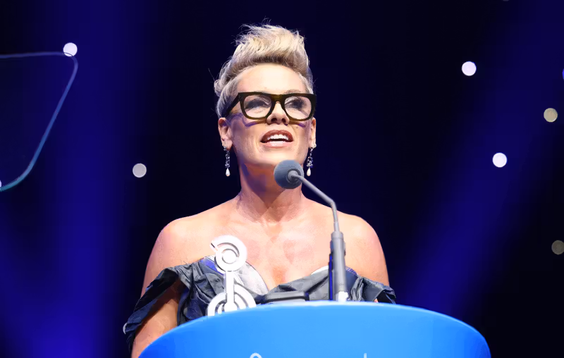 Pink addresses backlash after sharing post criticising Macklemore’s speech on Palestine