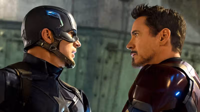 A decade on from Civil War, Captain America star Chris Evans thinks he might be team Iron Man