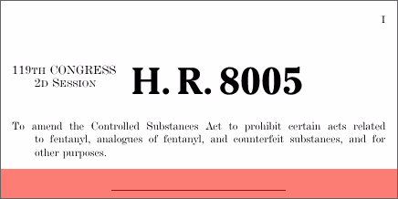H.R. 8005: Stop Pills That Kill Act