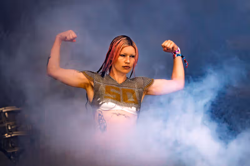 Lollapalooza 2026 day 1 pics & video (Wet Leg, CMAT, Viagra Boys, Blood Orange & more)