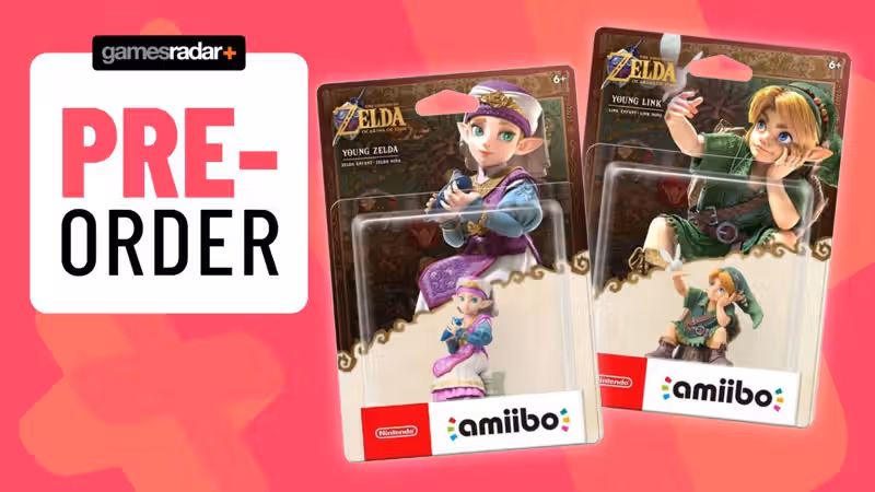 Ocarina of Time Remake amiibo are up for pre-order, and I'm obsessed that Young Link pays homage to classic Zelda artwork