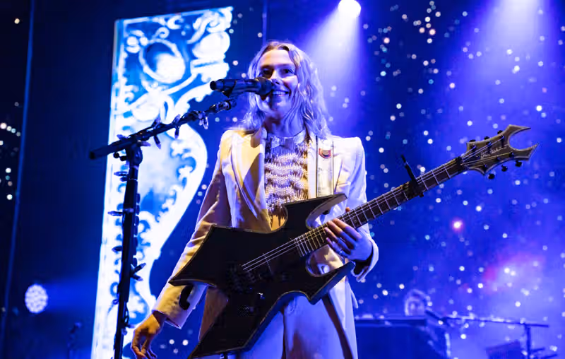 Phoebe Bridgers leads fans around roller-skating rink at ‘Lost Weekend’ listening party