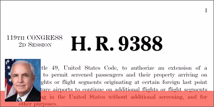 H.R. 9388: One-Stop Pilot Program Extension Act
