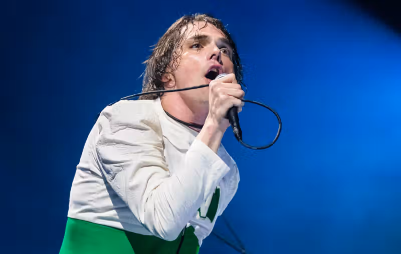 Watch My Chemical Romance DJ at Wembley fan party – with “strange” closing song from Gerard Way