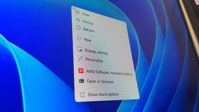 Microsoft is finally letting us turn the Windows 11 right-click context menu into something more like Windows 10
