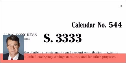 S. 3333: Emergency Savings Enhancement Act of 2025