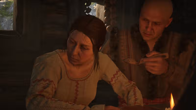 Should you force feed your mother in The Blood of Dawnwalker?