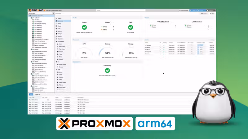 Proxmox Virtual Environment Officially Runs on ARM64, But Your Raspberry Pi Isn't Supported Yet