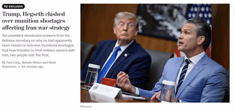 Iran War:  Iran Agreement With Oman Will Not “Open” Strait of Hormuz as Trump Hypes Non-Existent Talks; Ansar Allah Threatens Red Sea Escalation; Trump-Hegseth Row Over Weapons Shortages
