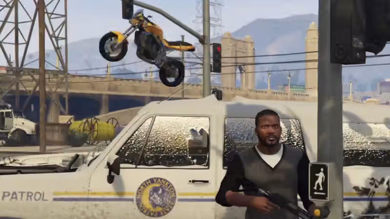 I attempted to become a professional driver in a GTA 5 where every car had no friction