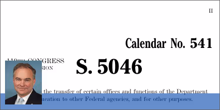 S. 5046: A bill to prohibit the transfer of certain offices and functions of the Department of Education to other Federal agencies, and for other purposes.