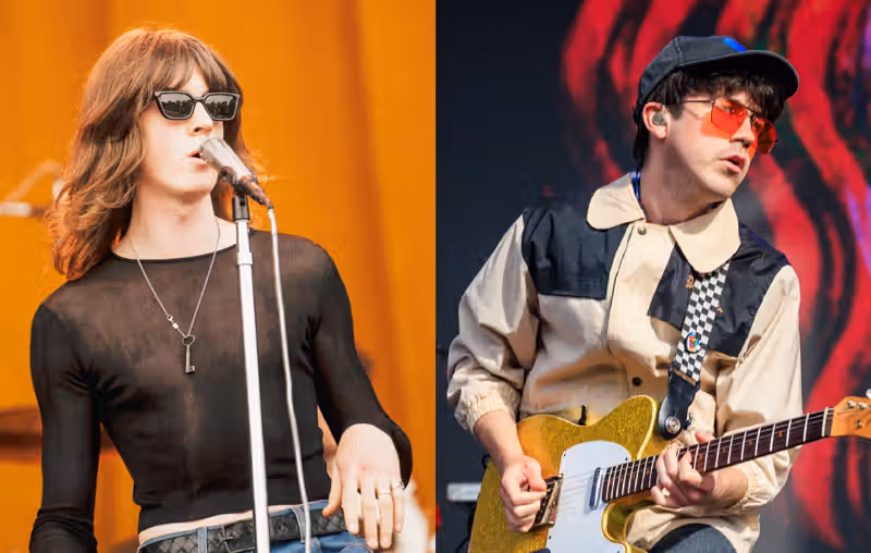 Blossoms recorded new music with Declan McKenna in a hot tub